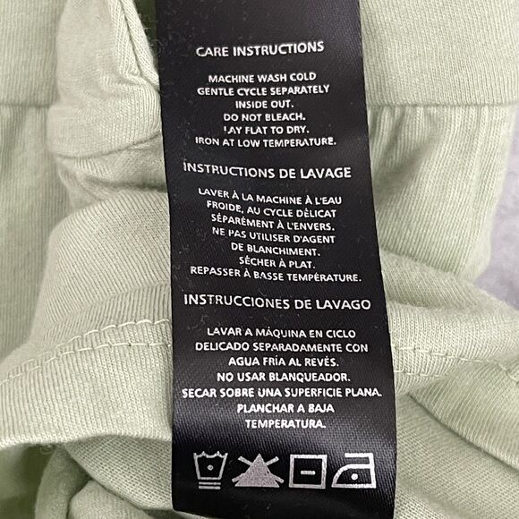 Buffalo David Bitton Babydoll Top Womens Size XL Green Peplum Tank MSRP $39 - Picture 11 of 13